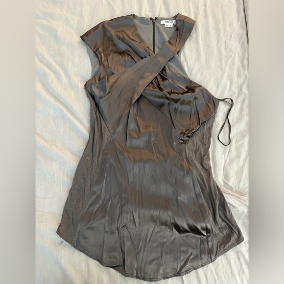 Helmut Lang Metallic Silk Sleeveless Top - Picture 1 of 5